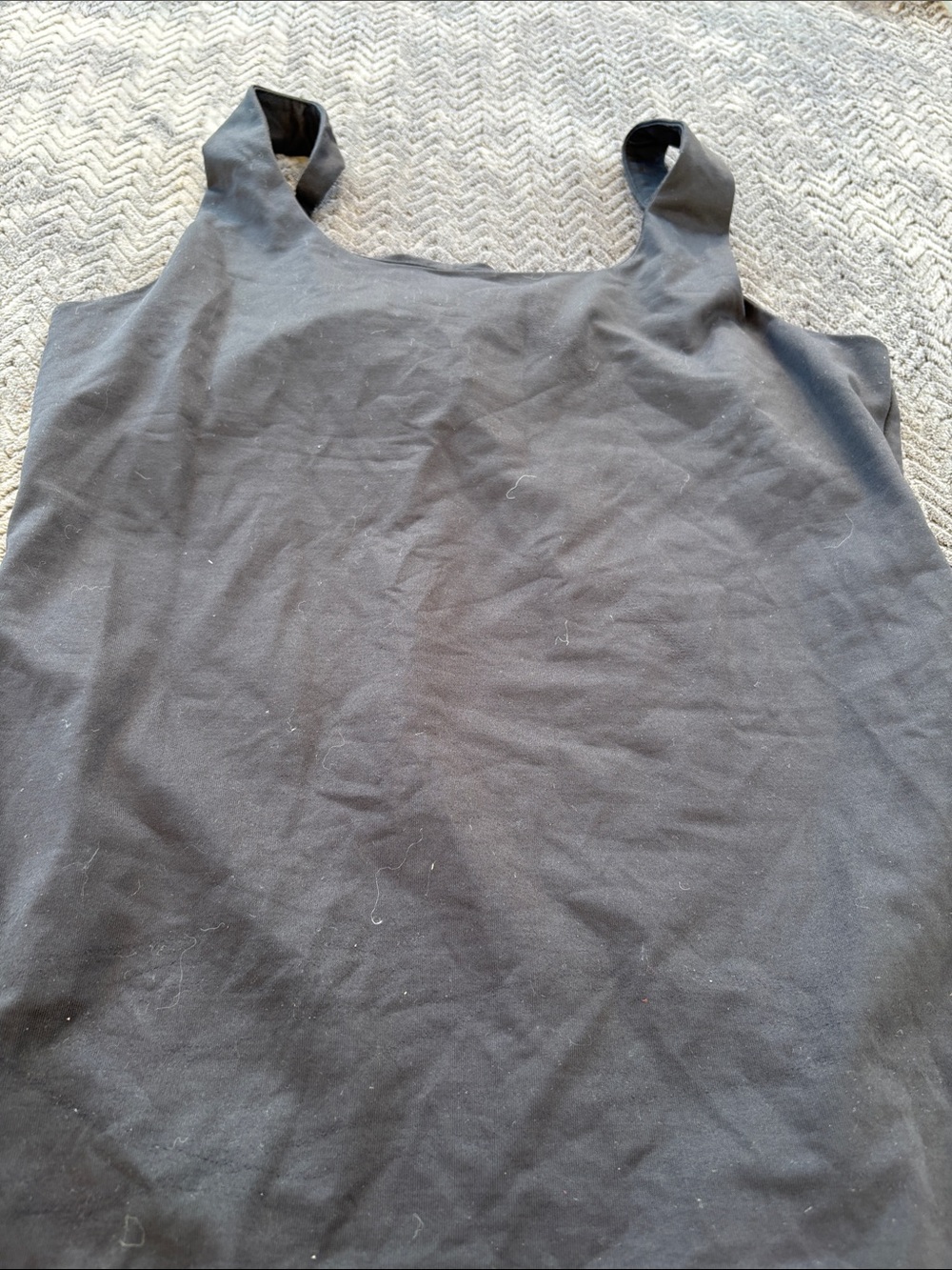 Merona Black Scoop Neck Tank Top - Picture 9 of 10